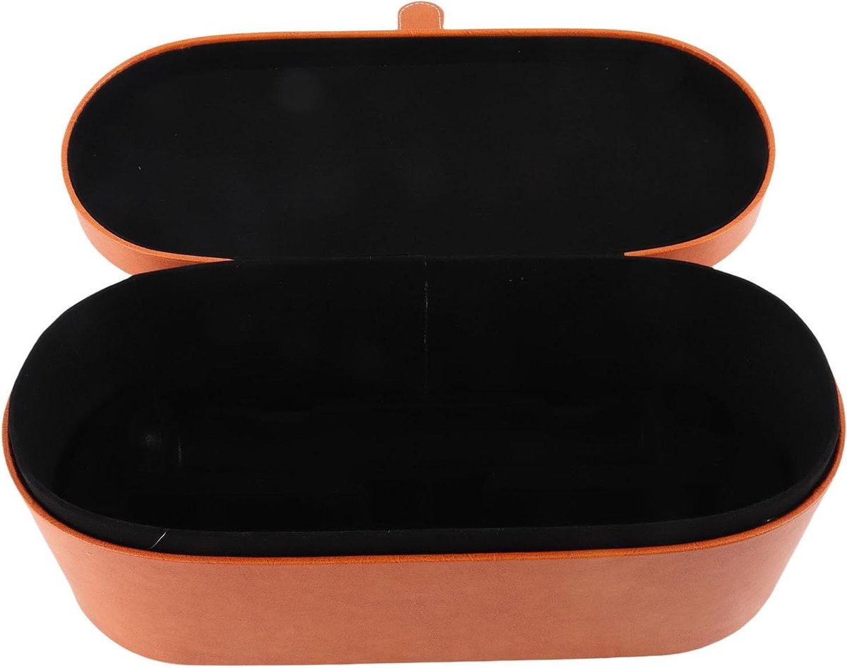Reisopbergtas Haargereedschap - Föhnkoffer Stylingtools - Stylingtools Organiseren - Waterdicht PU-leer - 33.5 x 14 x 13 cm - Zwart