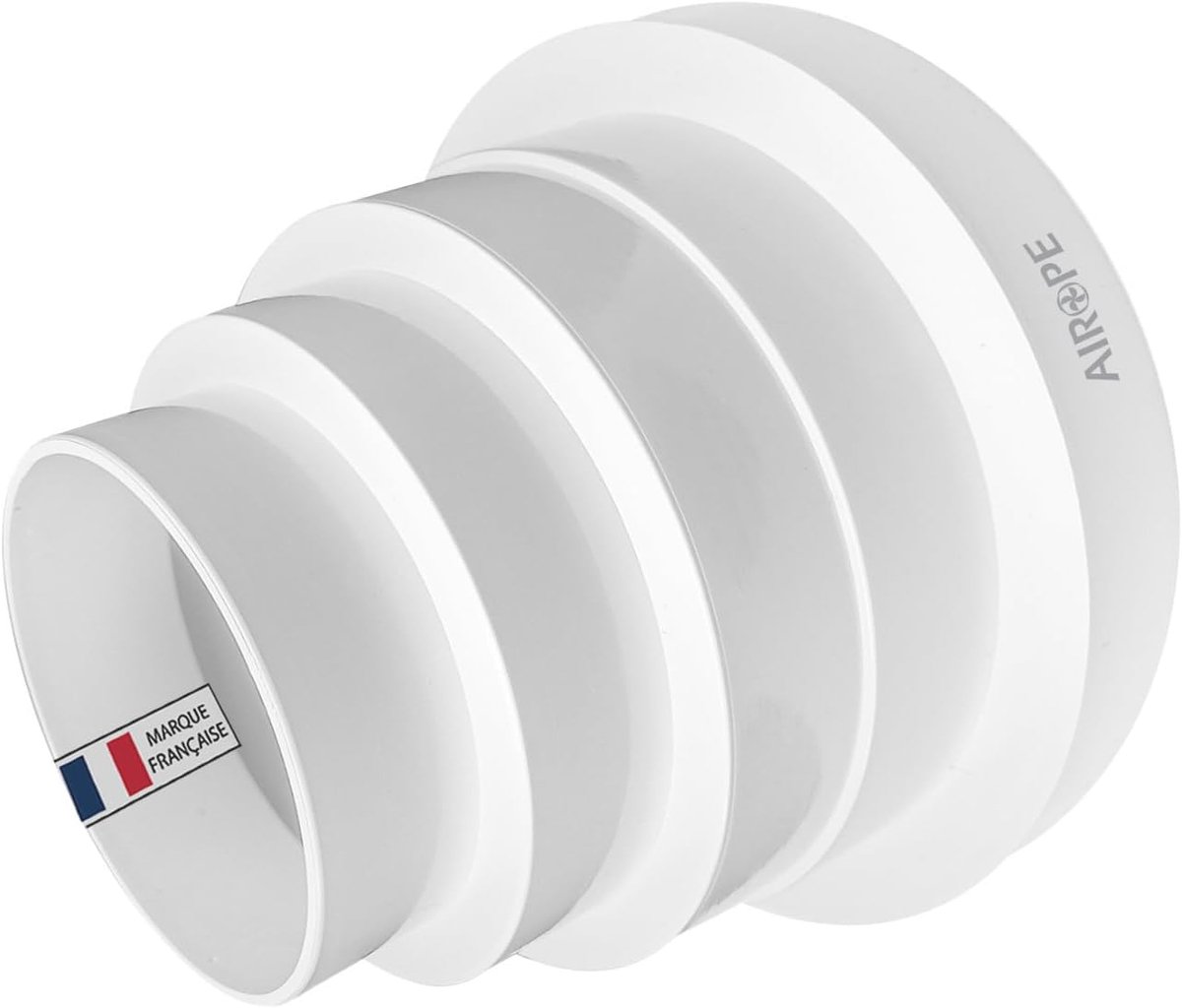 SnelShoppen - Universele reducer Ø 80-150 mm, verstelbaar voor slang in ventilatiesystemen; luchtuitlaat, airconditioner, flexibel, eenvoudig aan te p