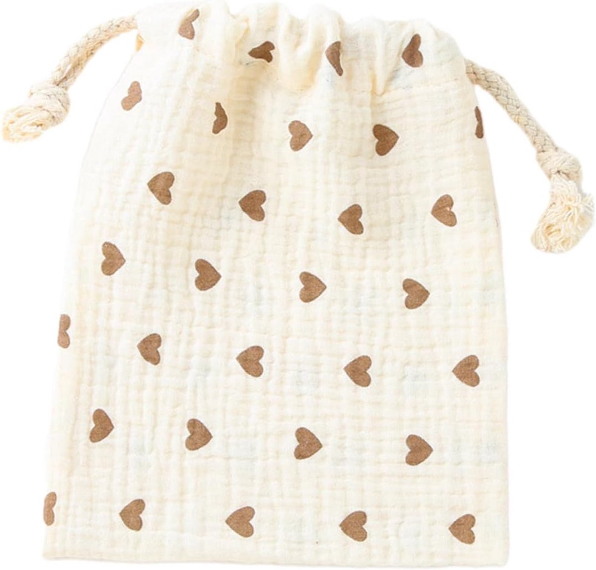 Baby luiertas - mini formaat - katoen - elegant bloemenprint - handig voor onderweg - SnelShoppen