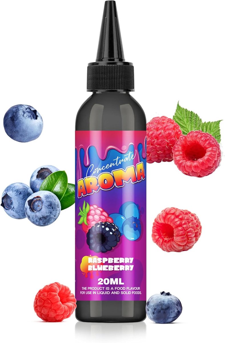 Aroma Concentrate 20ml - Framboos-Bes - Hoogwaardige smaak - Perfect voor dranken en desserts - SnelShoppen