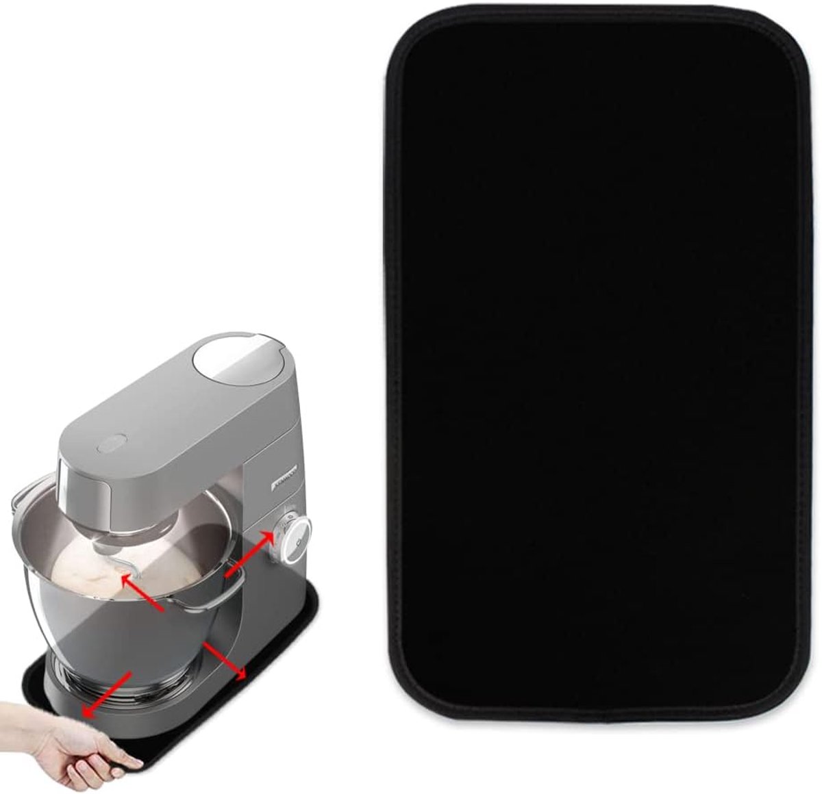Sliding Mat voor Kenwood Chef XL - Nylon Sliding Board - Perfecte pasvorm - Bescherming voor ondergrond - m-winkel