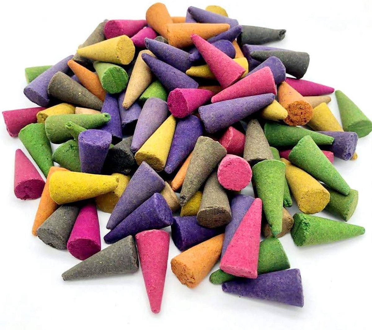 wierook kegels 100 stuks - natuurlijke amber magnolia - verschillende geuren - frisse lucht voor huis en kantoor - ShopVlot