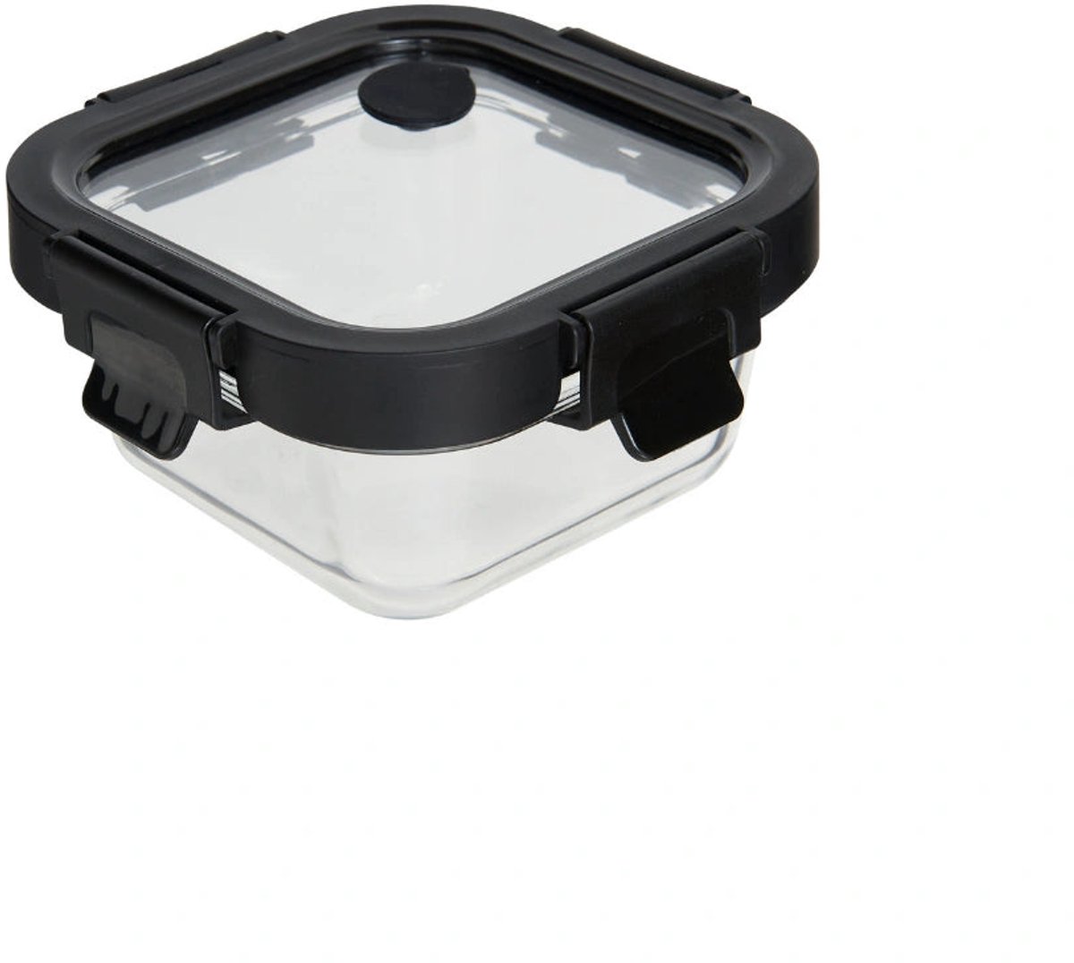 Vierkant vershoudbakje glas 320 ml Five® - Transparant - Met deksel | Vaatwasserbestendig | Magnetronbestendig | Luchtdicht | Diepvriesbestendig | BPA-vrij | Waterdicht