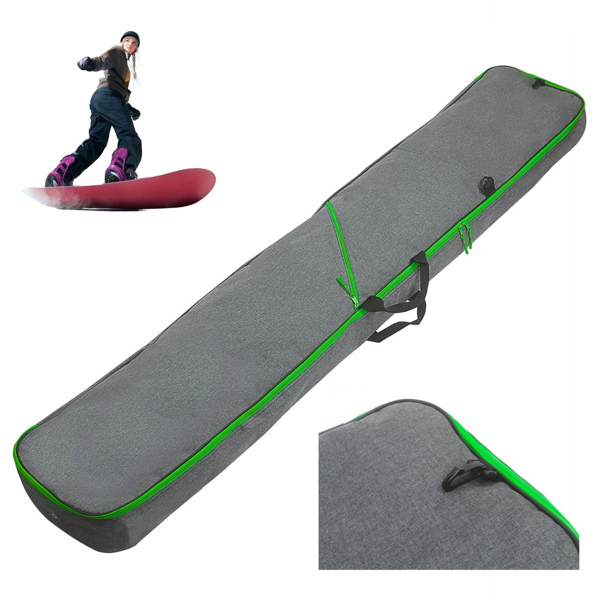 Merkloze Snowboardtassen 170 cm - Robuust & Waterdicht
