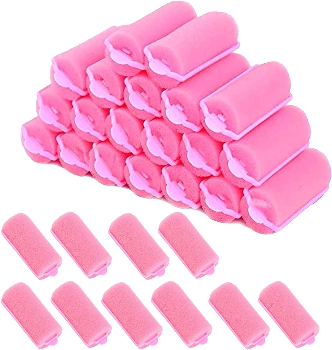 Spons haarrollers 48 stuks - zachte materialen - eenvoudig in gebruik - voor vrouwen en kinderen - SnelShoppen