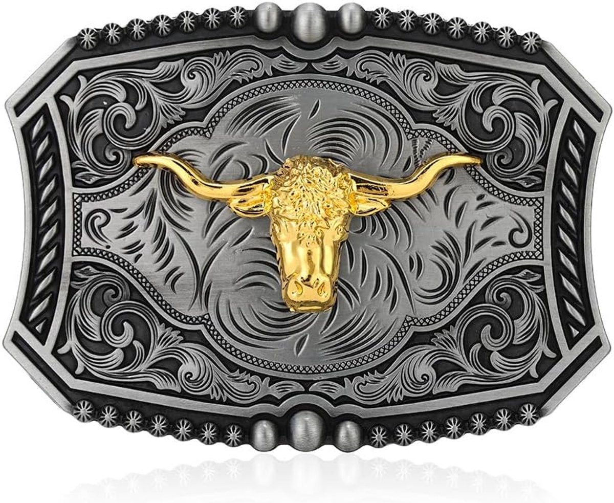 Belt Buckle Reparatie Accessoires - Vervangend Vintage Cowboy Style - Voor DIY Riemen - Eenvoudige installatie - SnelShoppen