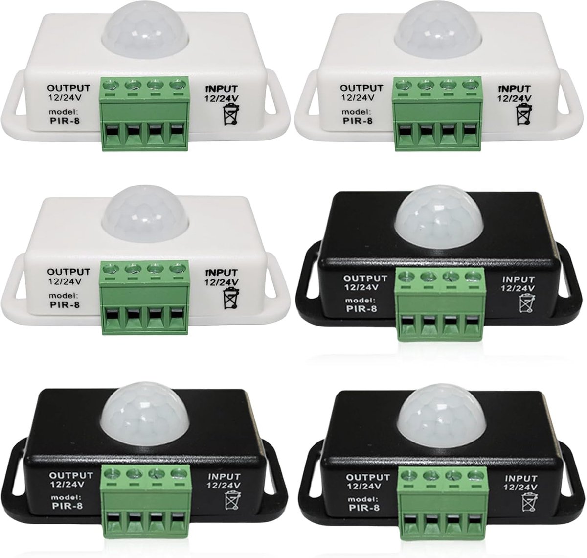 Bewegingssensor DC 12V/24V - Infrarood sensor met 8m bereik - Automatische schakeling voor LED-strips - SnelShoppen