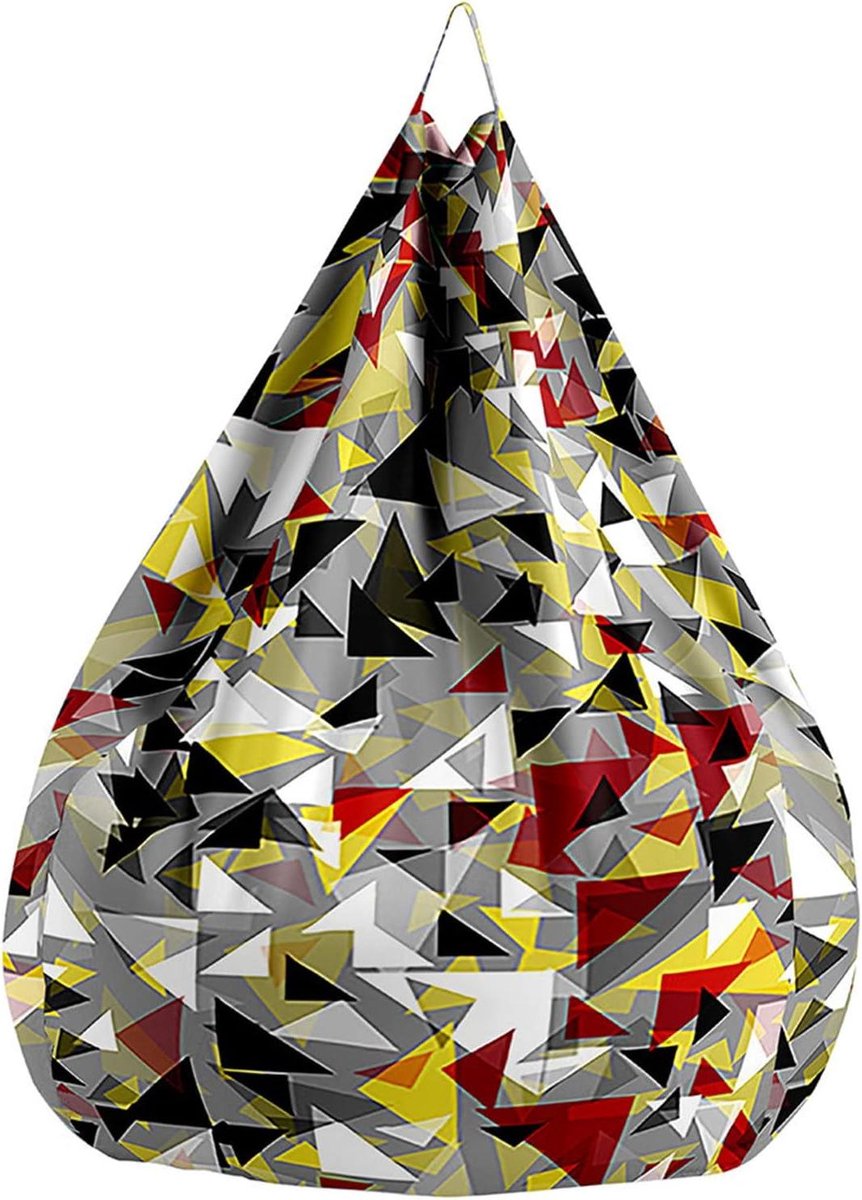 Zitzak Hoezen - Stoelhoes Organizer - Speelgoed Opbergen - Zelfnivellerend - 100x120cm - Geel