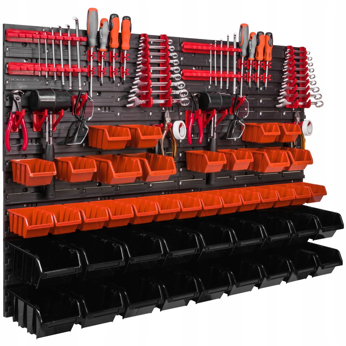 Gereedschapswand 115x78cm met 44 Bakjes - Werkplaats & Garage Organizer