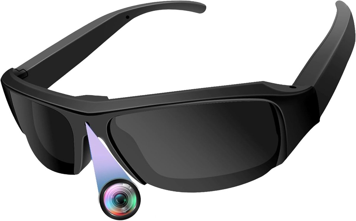 Brilcamera HD 1080P - sportzonnebril - draagbare videorecorder - ideaal voor outdooractiviteiten - ShopVlot