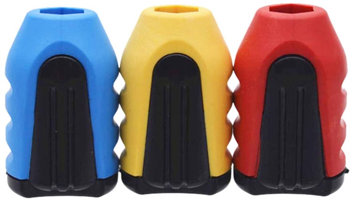 Schroevendraaier met Magnetische Ringen - 3 Stuks - Verwijderbare Plastic Schroef Catcher - ShopVlot