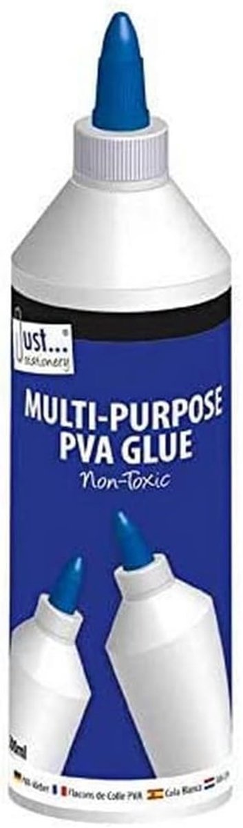 PVA lijm 500 ml - witte applicatorfles - waterbasis - ideaal voor knutselen - ShopVlot