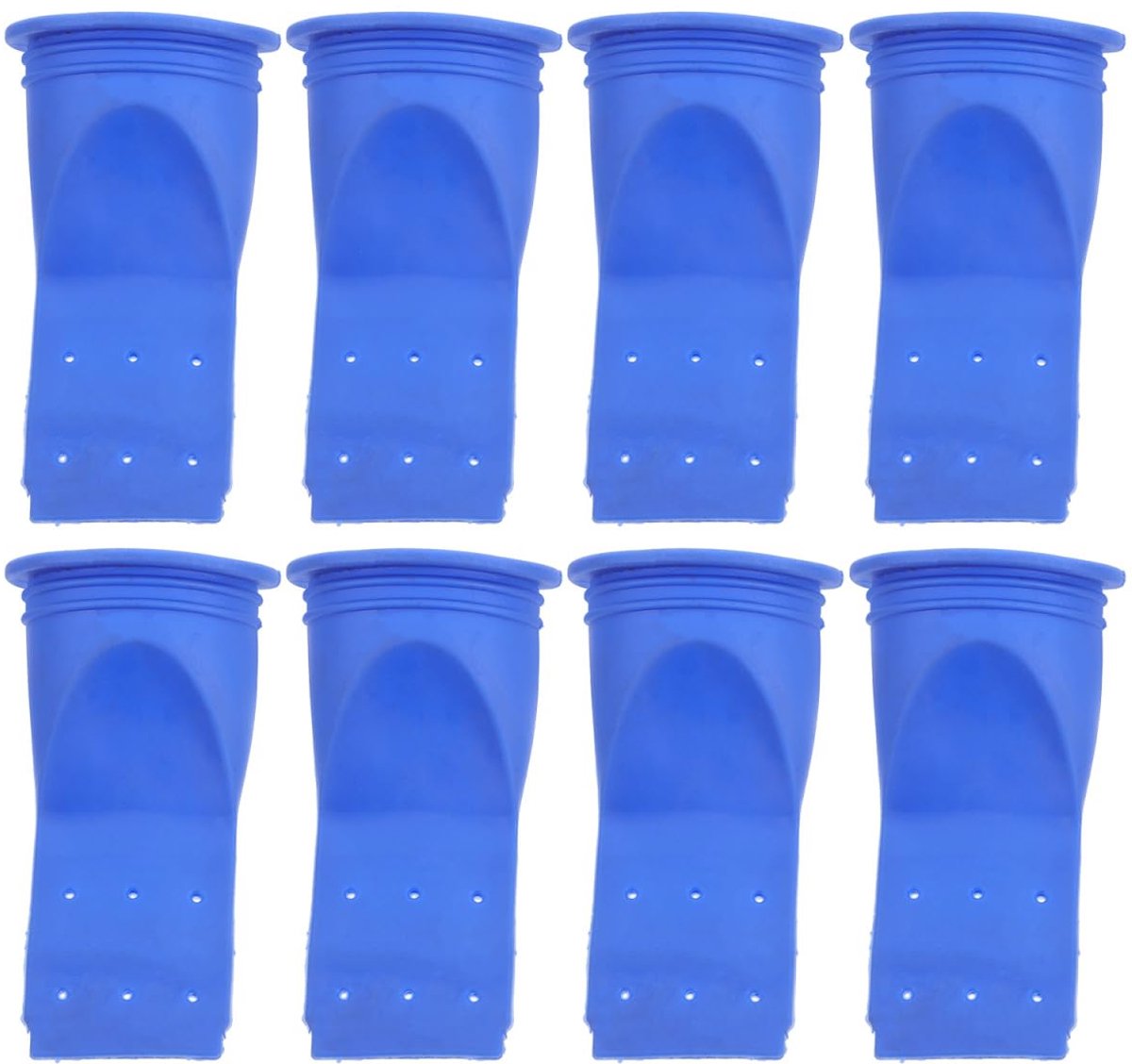 Afvoerstopper silicone set van 8 - geurremmend - flexibel en eenvoudig te installeren - voorkomt onaangename geuren - ShopVlot