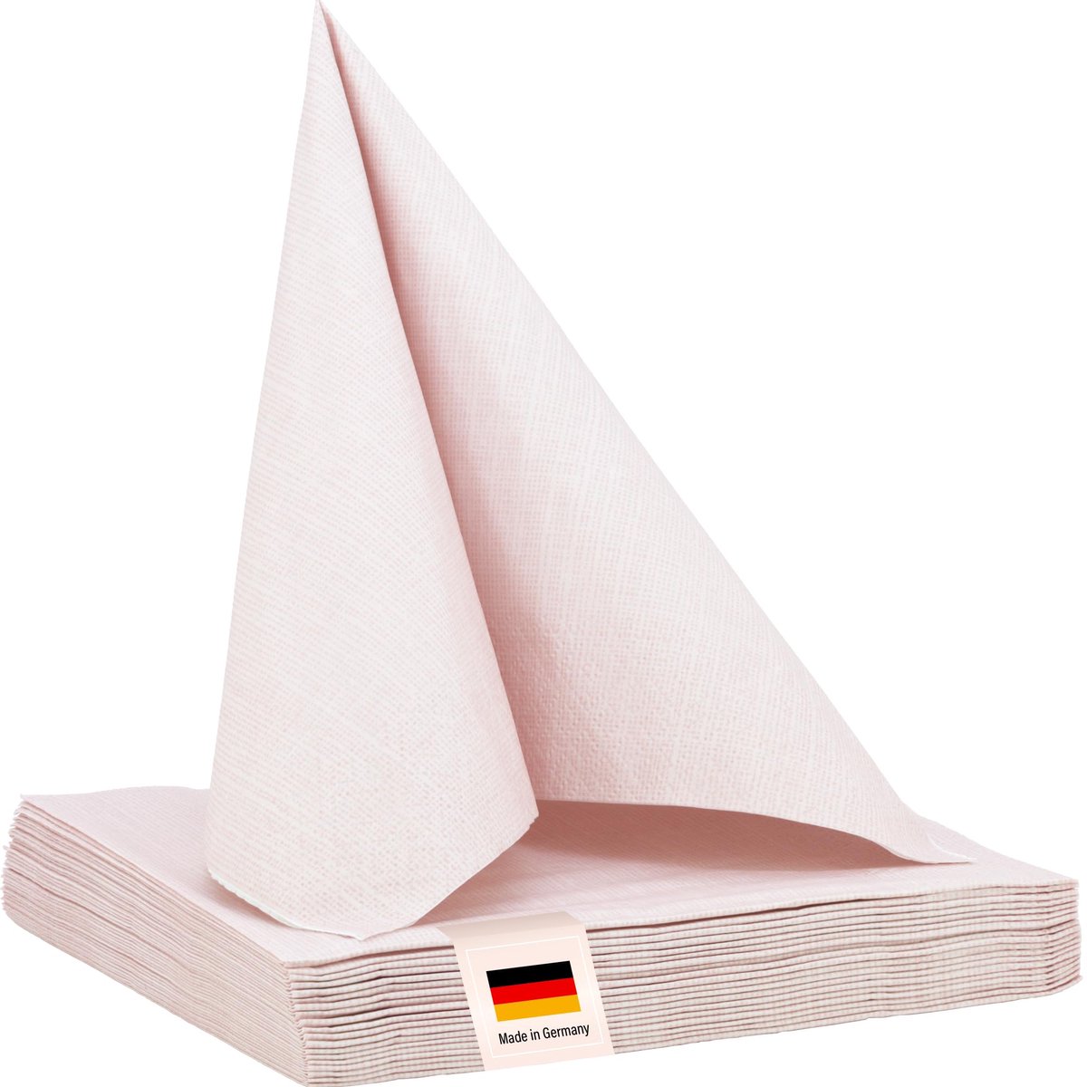 Servetten 33 x 33 cm - 100% mosel - blush rosé - perfect voor feestelijke gelegenheden - ShopVlot