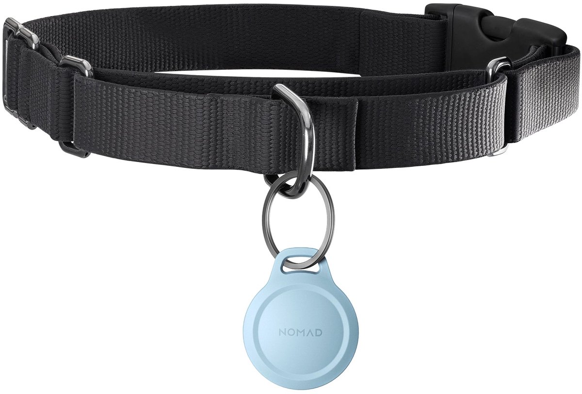 Nomad Rugged Sleutelhanger AirTag – Stevig Polycarbonaat en TPU Bescherming – Ingebouwde Sleutelhanger voor Gemakkelijke Tracking – IP66 Water- en Stofbestendig - Blauw