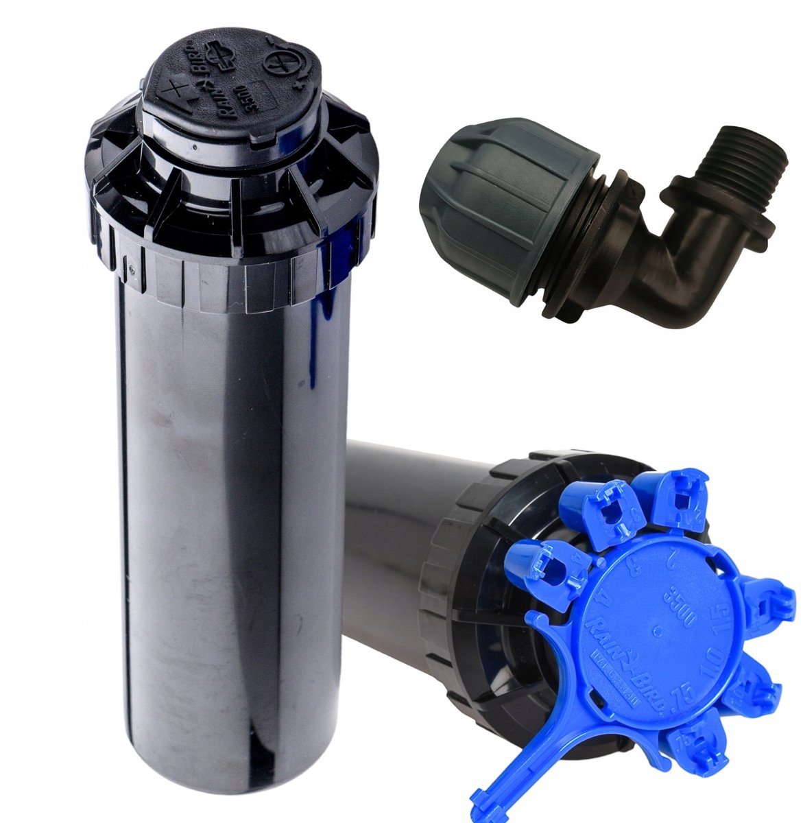 Rain Bird 3504 Rotator Sprinkler met PE bocht, 4,6-10,7m bereik