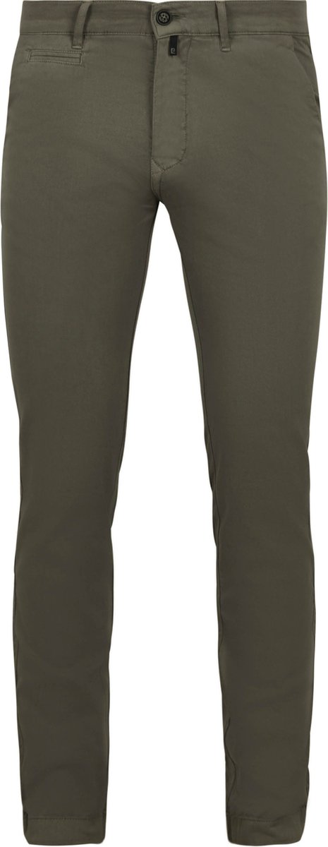 Pierre Cardin Chino Castres Olijfgroen - Maat W 40 - L 34 - Heren
