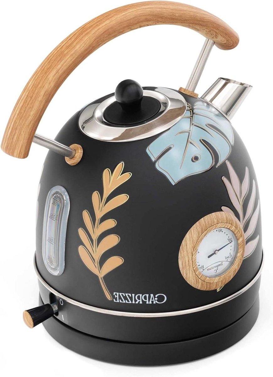 Elektrische Waterkoker - Ketel - Water Koken - Natuur Eco Design - 2200W - Groen