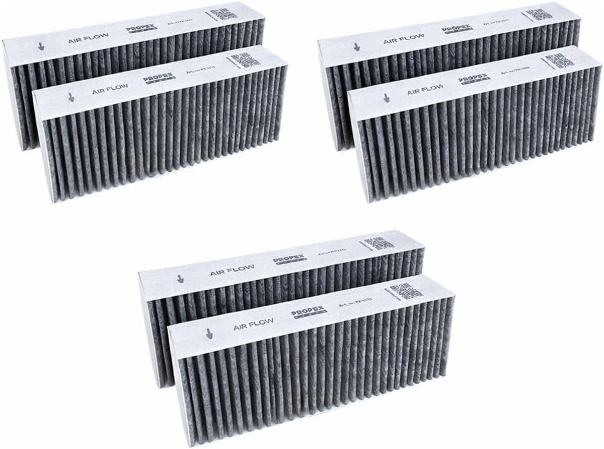 Koolstoffilters cooker hood/hob - 6x Propex compatible - Geschikt voor BORA Basic/GP4/BIU - Verbetert luchtkwaliteit - ShopVlot