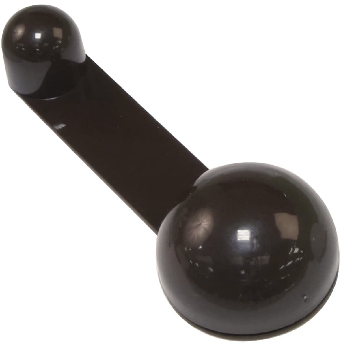 Deurstopper zelfklevend 40 mm - kunststof zwart - eenvoudig te monteren - voorkomt deur beschadiging - ShopVlot