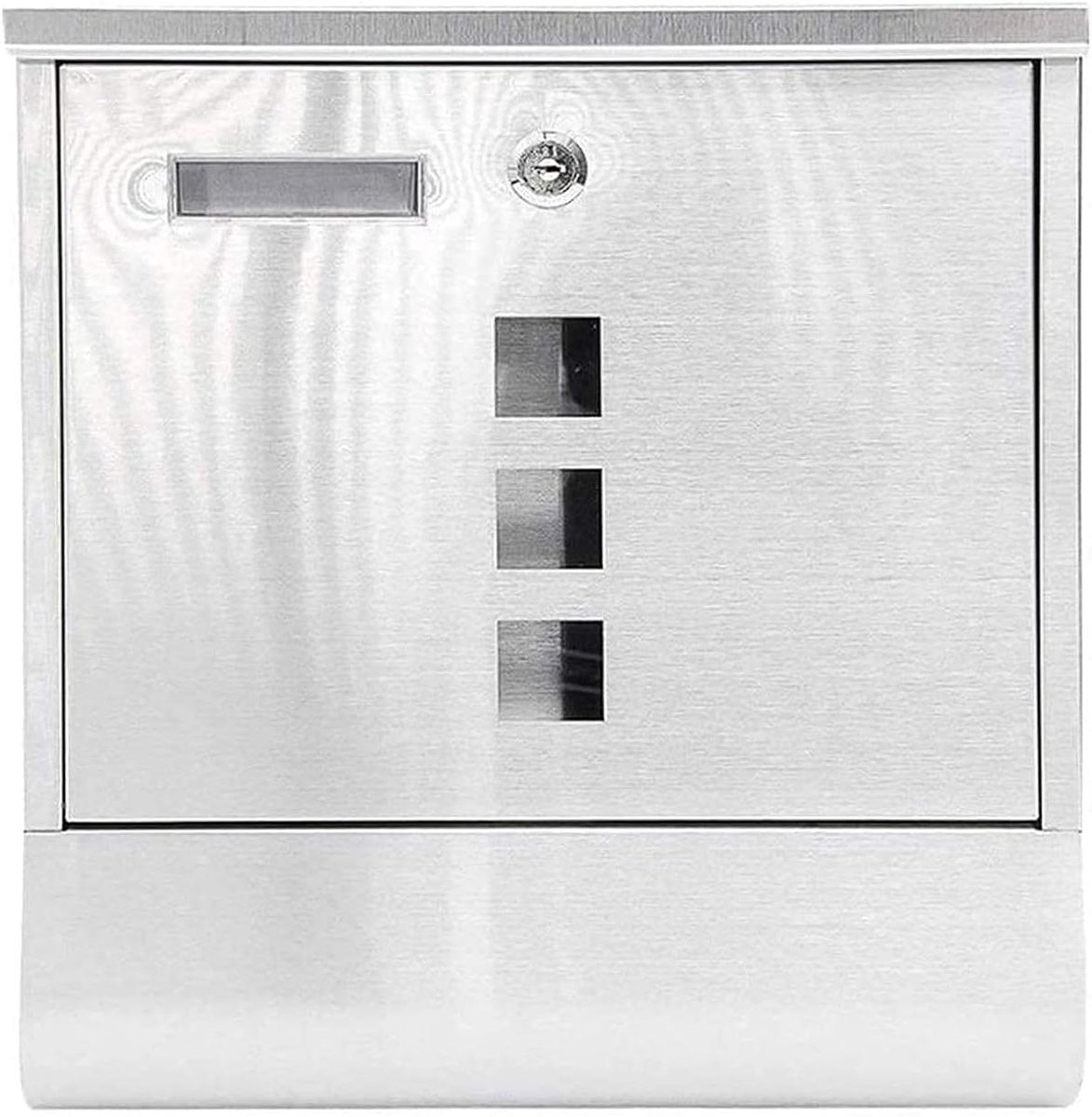 Brievenbus Pakketbox - Postkast Wandmontage - Veilig Post Ontvangen - Afsluitbaar Met Sleutels - 30 x 8.5 x 33 cm