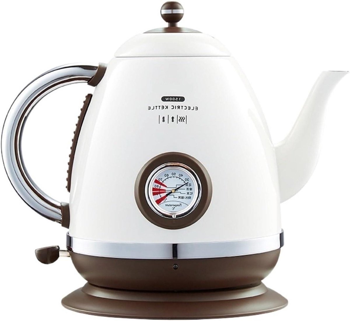 Waterkoker RVS - Theepot Ketel - Dranken Bereiden - Temperatuurregeling - 1.5L - Groen