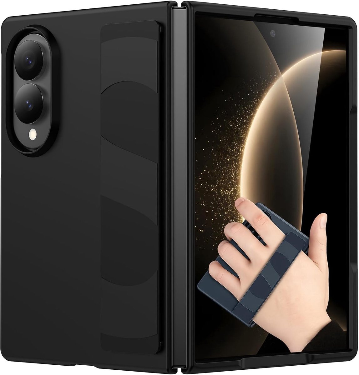 Beschermhoes voor Galaxy Z Fold 8 - PC Hard Case - Elastische Polsband - Voorkomt vallen - ShopVlot