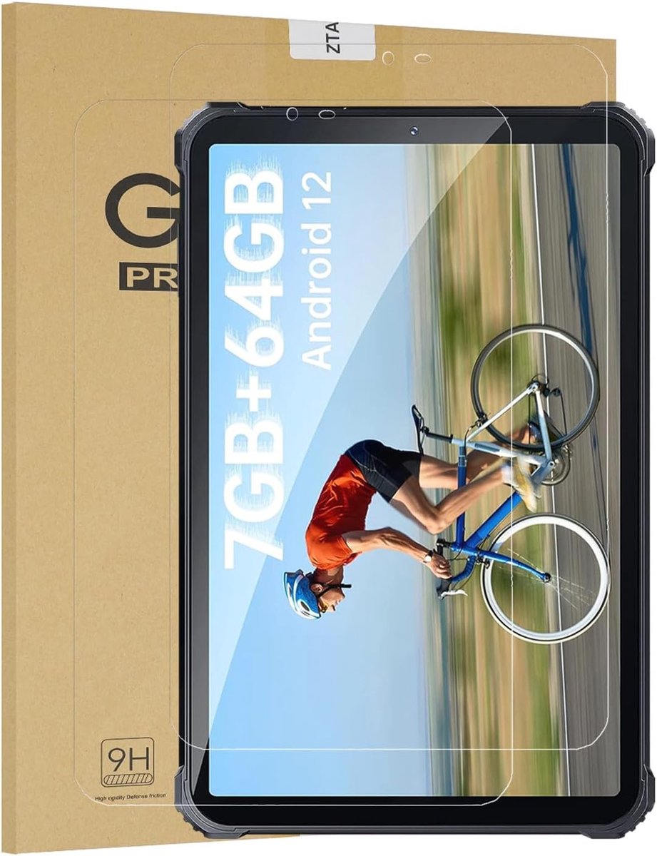 Screenprotector Oukitel RT3 Tablet 8 inch - gehard glas - 9H krasbestendig - perfecte pasvorm - ShopVlot