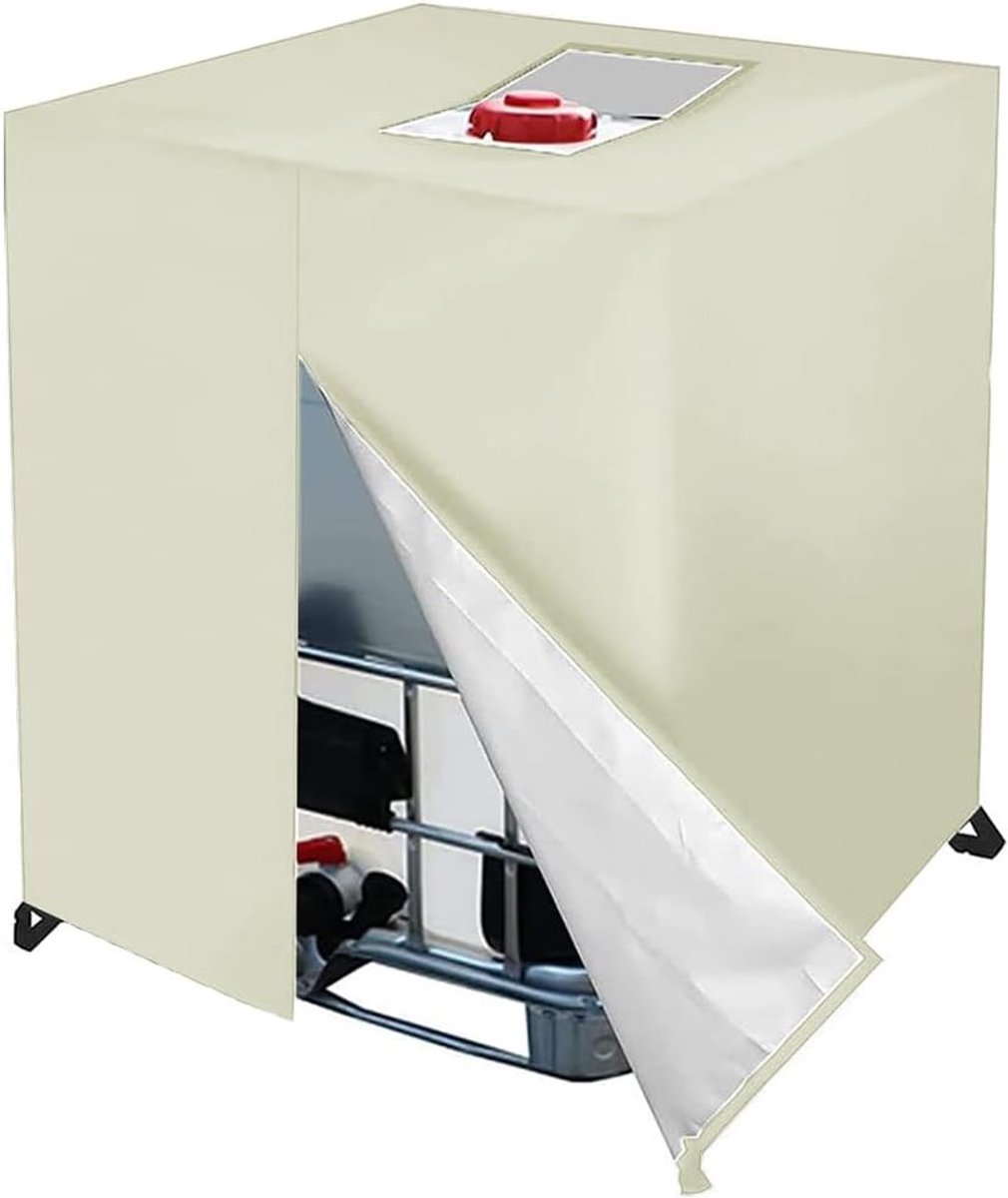 IBC tank cover 420D Oxford - waterdicht en UV-beschermend - voor 1000L watertank - ShopVlot