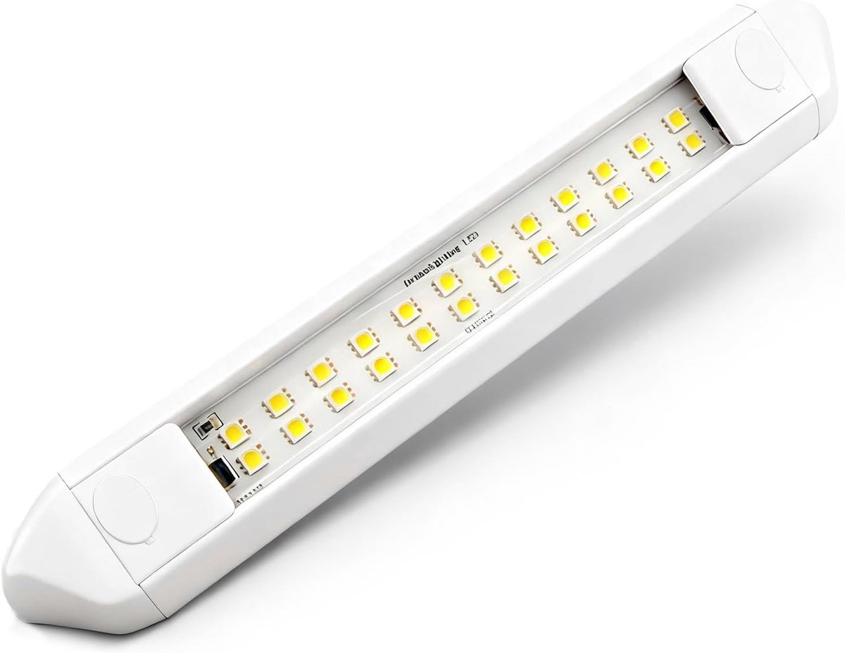 LED buitenlamp 12v - 25CM aluminium - IP66 waterdicht - perfect voor caravan en camper - ShopVlot