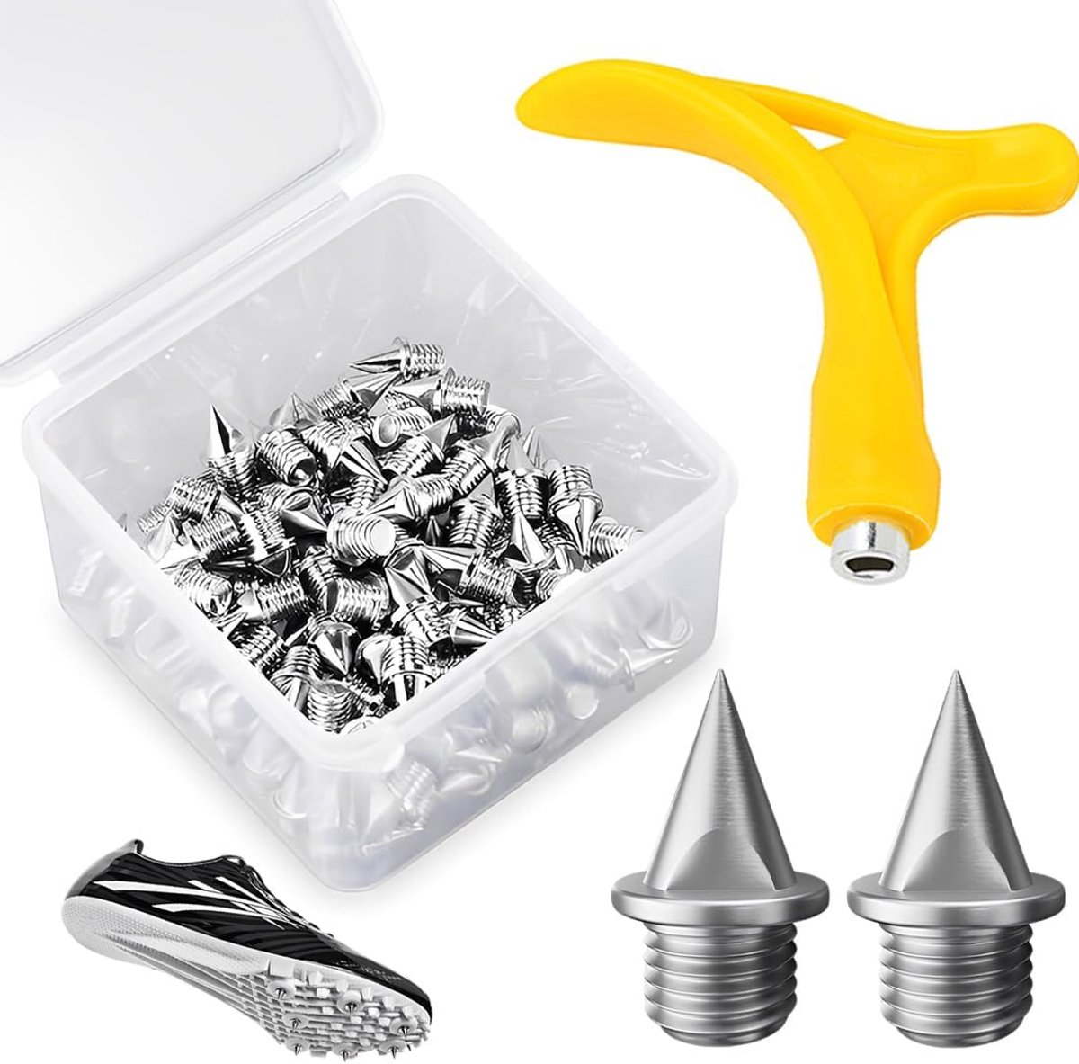 Reservenoppen 6 mm - ultralicht (0,45 g) - voor sprintwedstrijden - optimale snelheid - ShopVlot