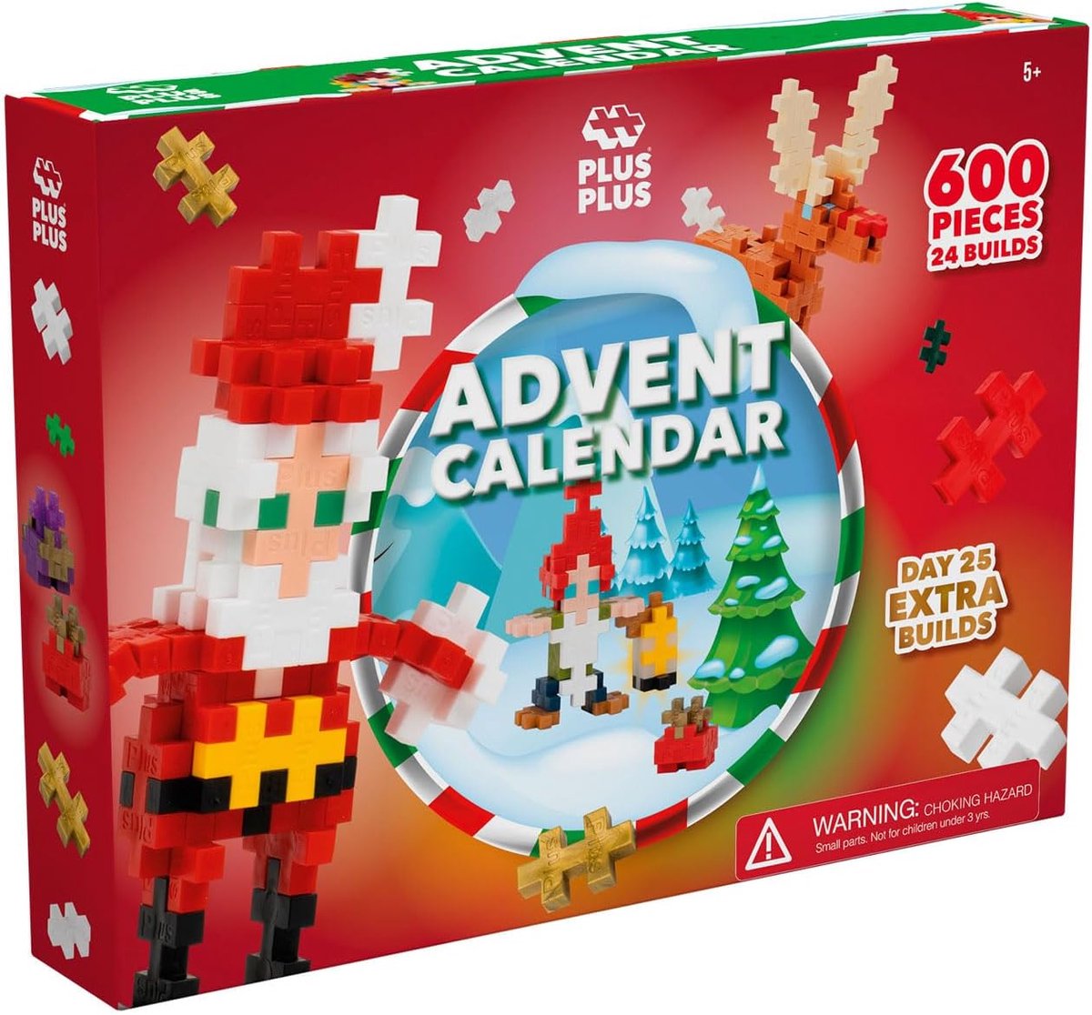Advent kalender bouwblokken 600 stuks - voor kinderen vanaf 5 jaar - creatief bouwen - stimuleert de fantasie - ShopVlot