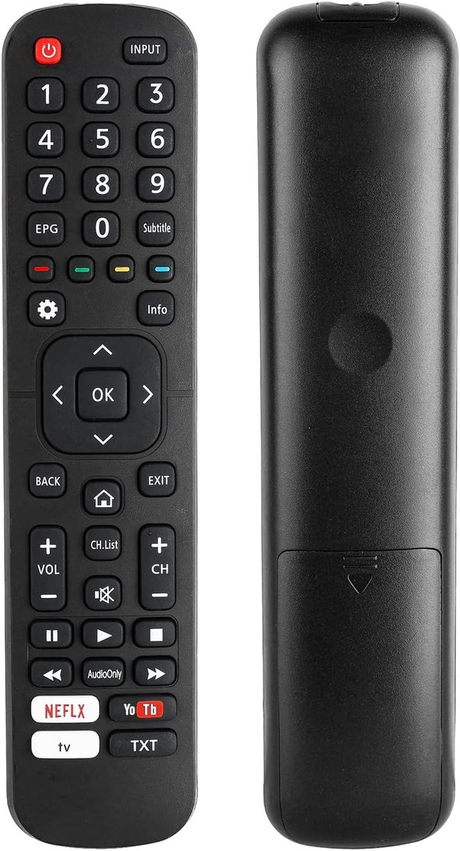 Afstandsbediening EN2AK27H - Vervangingscontroller - Compatibel met Hisense 4K TV - ShopVlot
