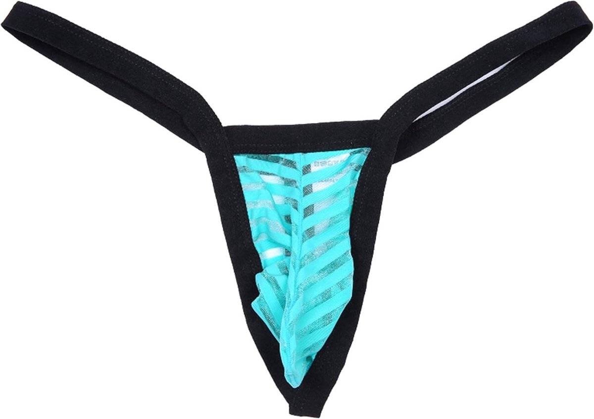 Heren slips mesh thong - lage taille - ademend - sexy ondergoed - SnelShoppen