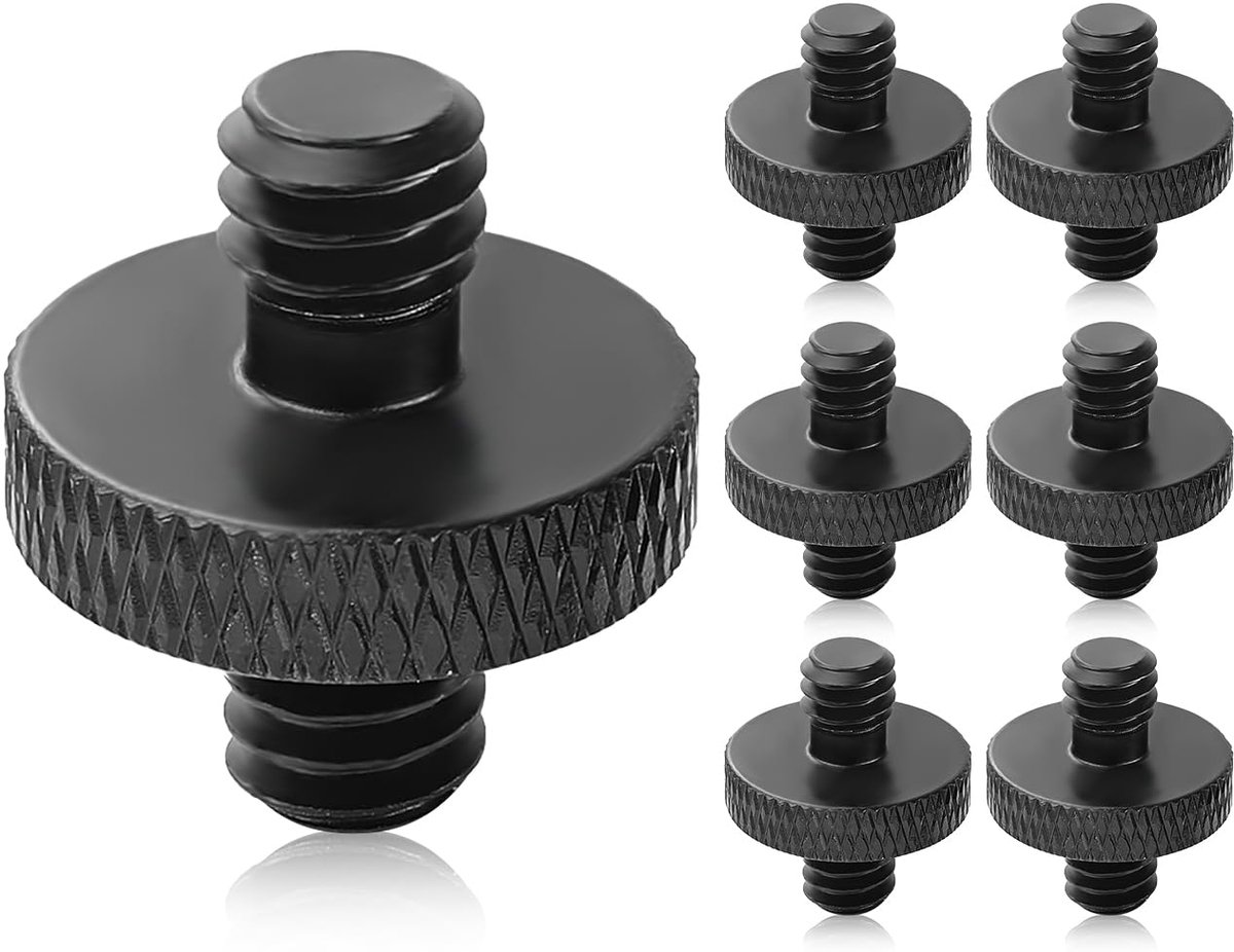 Schoeven set 1/4 inch - Aluminium - Dubbelzijdige camera schroef - Voor microfoon met houder - SnelShoppen