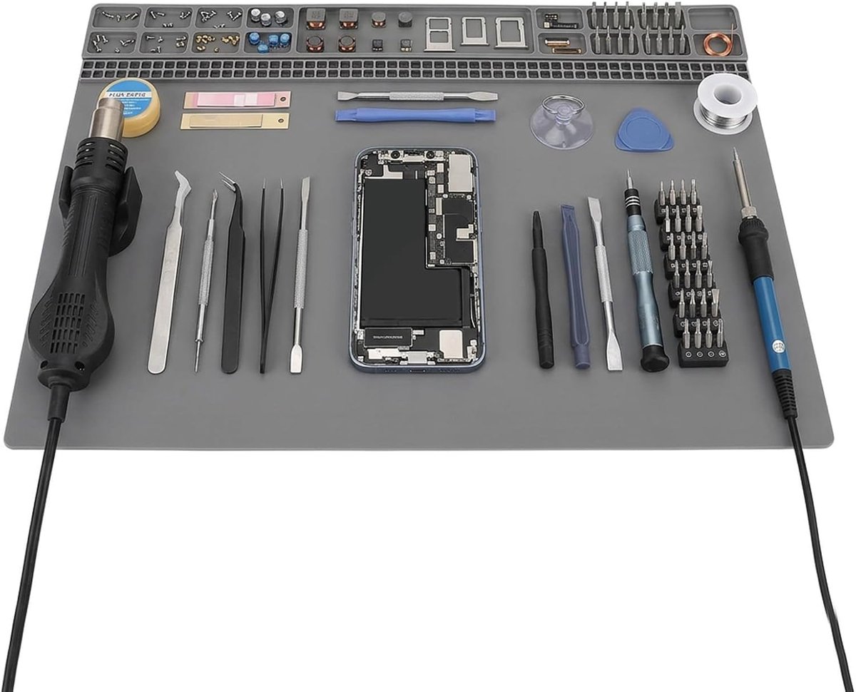 Rubber Mat voor horlogemakers - silicone onderhoudspad - anti-statisch - ideaal voor horloge reparatie - SnelShoppen