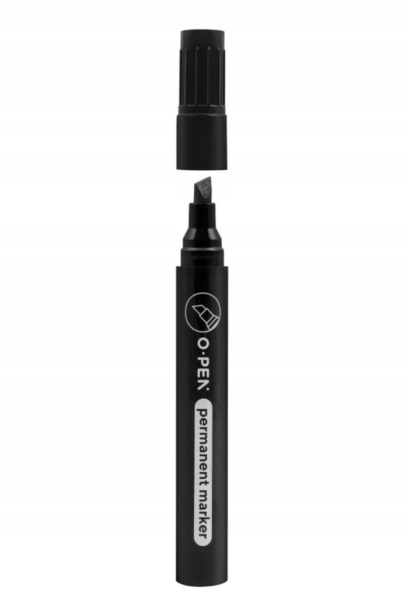 Permanente Black Marker met Pomp Systeem, Sneldrogend