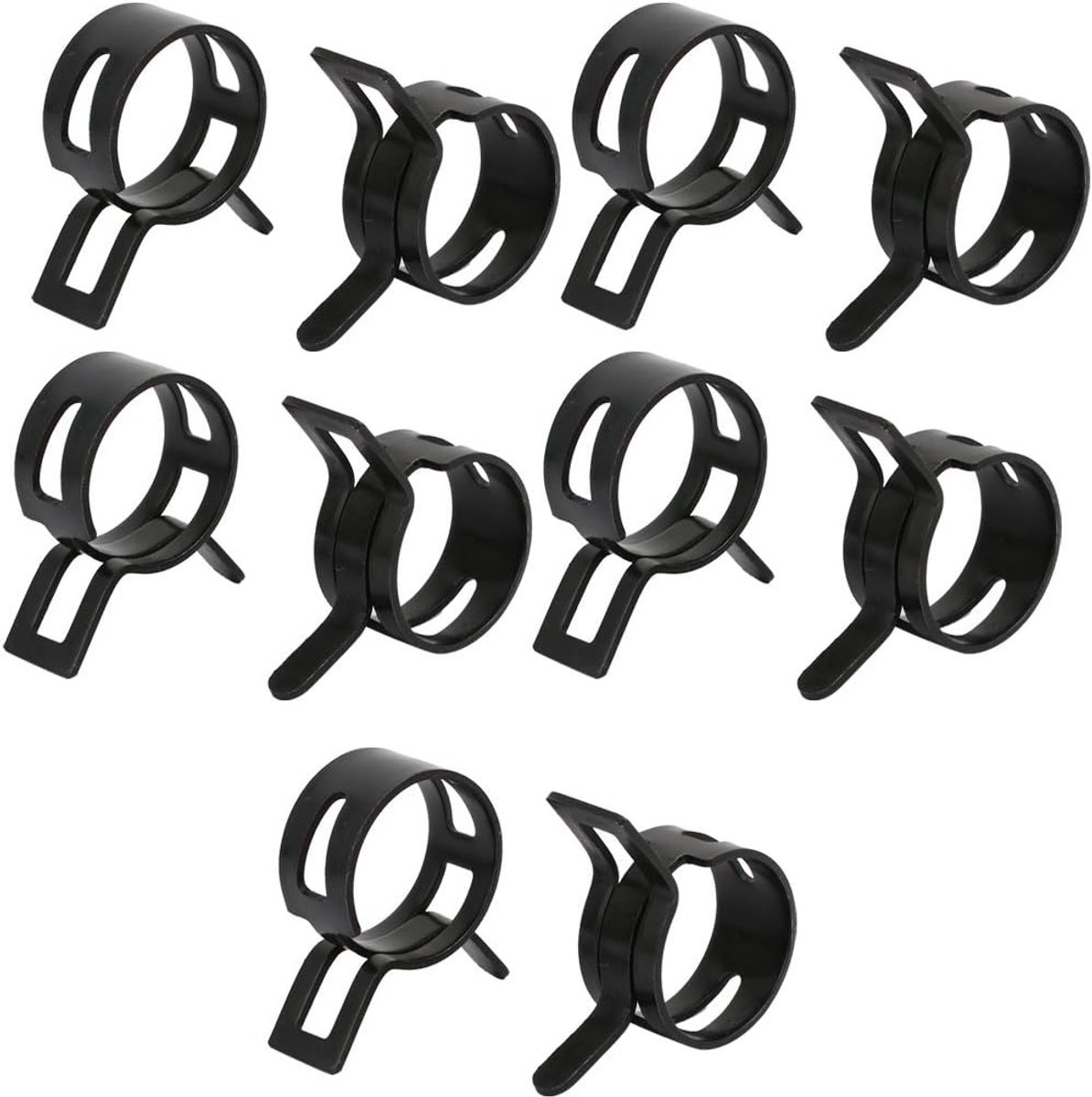 sourcing map 10 stuks 21mm veer slangklem veerbandklem buisklem slang klem DE de