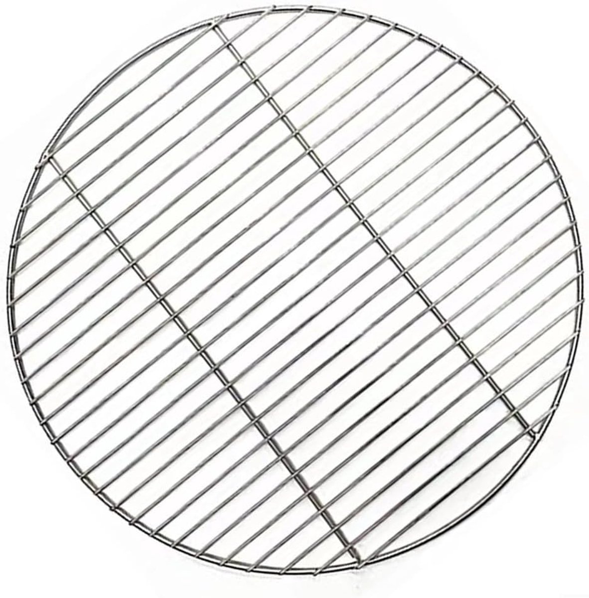 BBQ Grill Mesh, Roestvrij Staal Rond Rooster Netto Barbecue Net Bakplaat BBQ Grid, Voor Bakken Houtskool Grillen Roosteren (30cm)