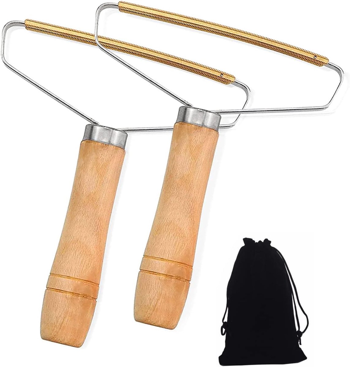 2 stuks draagbare pluisverwijderaar, pluisverwijderaar, draagbare lintverwijderaar, carpet scraper, voor het verwijderen van pluizen dierenharen stof in kleding en meubels
