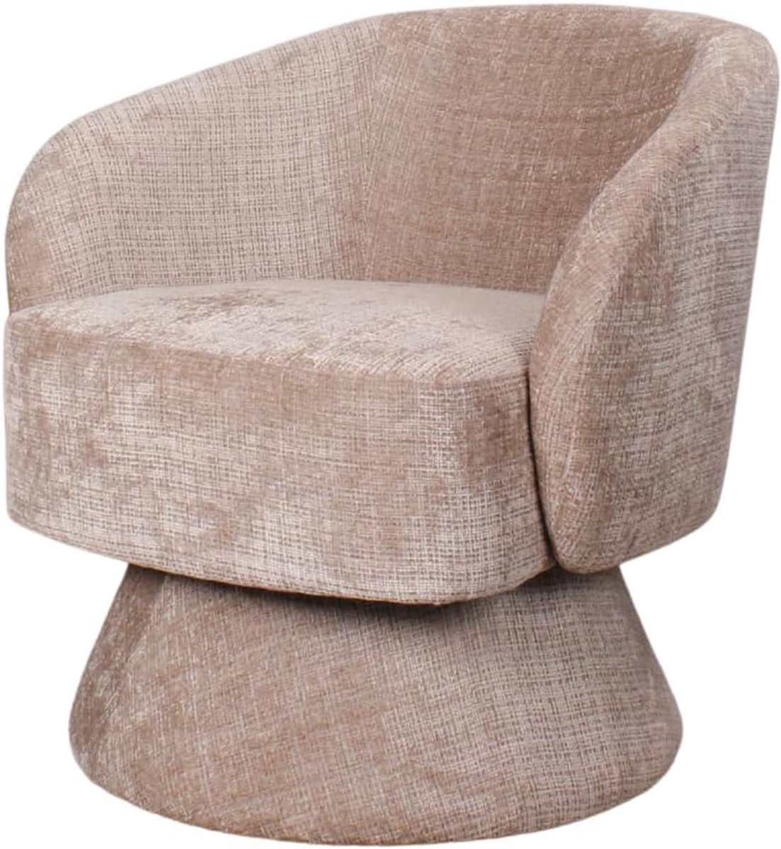 Fauteuil beige - gestoffeerd - comfortabel - perfect voor in de woonkamer - SnelShoppen