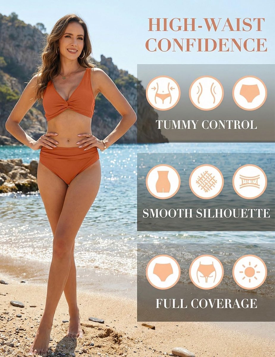 Badpak voor dames, tweedelig, bikiniset, cross-badpak, push-up, sexy, gevoerd, Braziliaanse beha, tanga, hoge taille, driehoek, strand, zwembad, zwembad