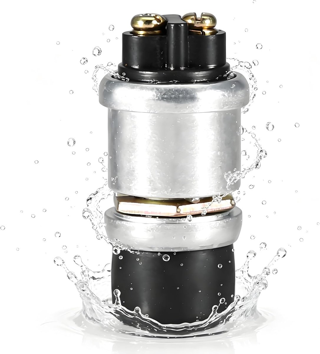 Drukknop Momentele Startschakelaar, 2Pin 12 V / 20A Waterdichte Auto Boot Fiets Startschakelaar Drukknop Claxon Motor Start Heavy Duty Universeel