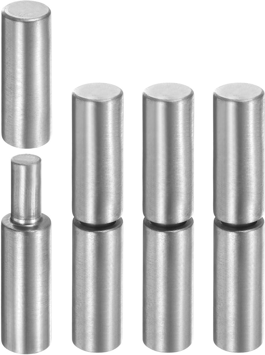 Scharnieren, 4-3/8 inch x 3/4 inch van zwaar koolstofstaal afneembare soldeerscharnieren voor metalen vleugeldeur, poort, aanhangerhelling