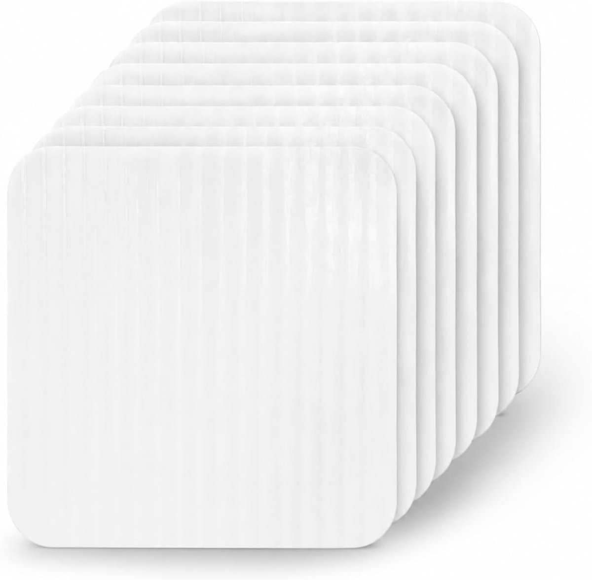 8 stuks antislip pads met Vacuum Tech – herbruikbare antislip onderlegger voor tapijt, 10 x 10 cm, wasbaar tapijt, antislip oplossing voor tegels, parket en harde vloeren