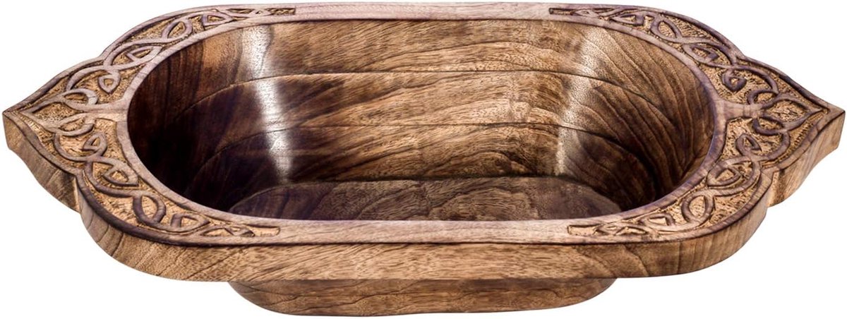 Schaal, serveerschaal voor salade, groenten en fruit, grote, diepe schaal voor familie en feesten. (Viking Bowl)