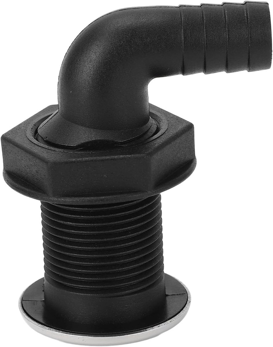 3/4inch 20mm Boot Door de Romp Fittingen Slang Nylon Th 3/4inch Boot Door de Romp Fittingen Slangconnector, Nylon de Fitting voor Maritieme Toepassingen de