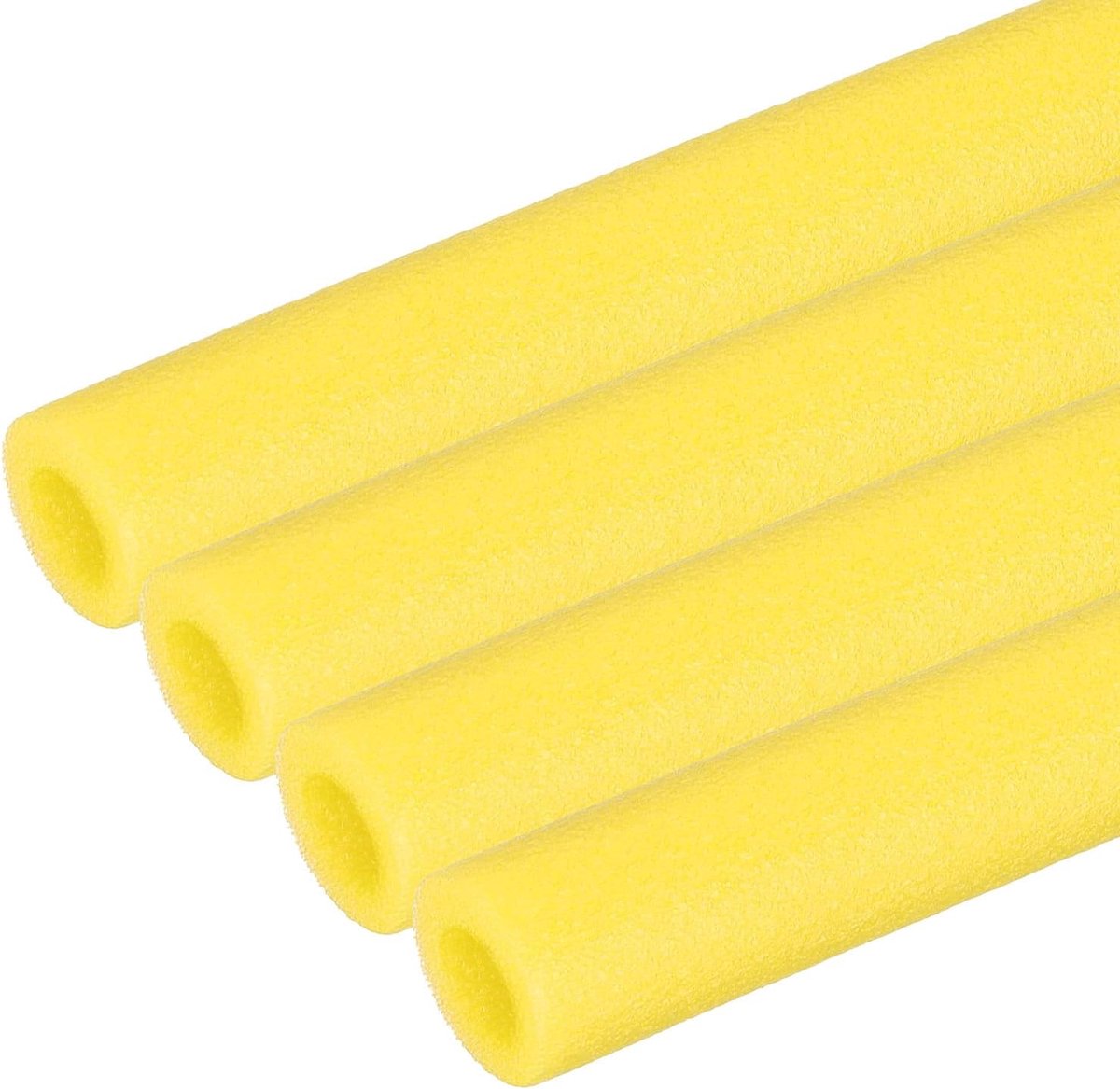 Buisisolatie schuimbuis, zwembadnoedels schuimslanghoezen 3/8 inch (10 mm) ID x 3,3 FT x 13/16 inch OD voor zwembad handvat warmtebehoud beschermende mouw, geel
