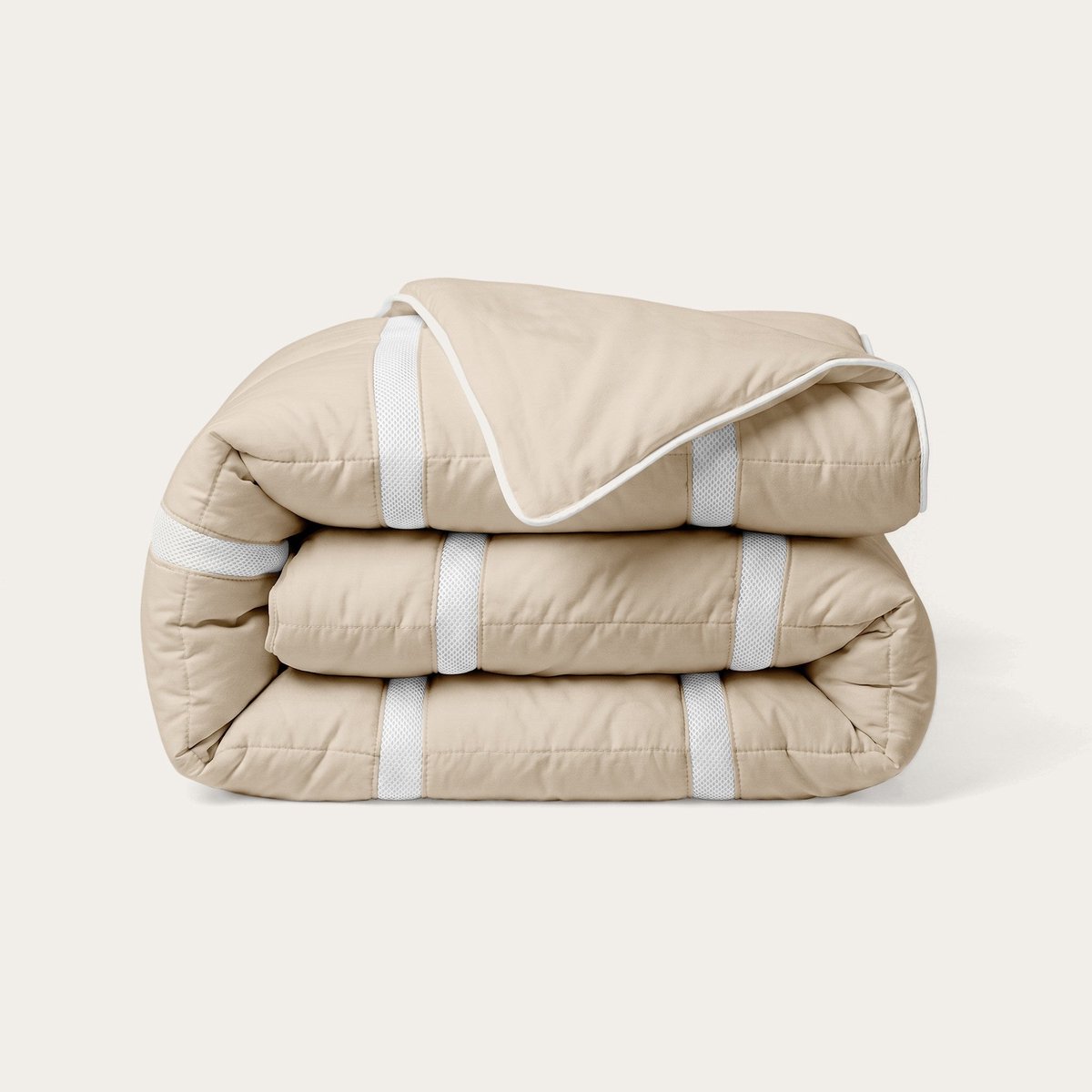 Zydante Ventilatie Dekbed - 200x200 cm - Zomerdekbed - Taupe