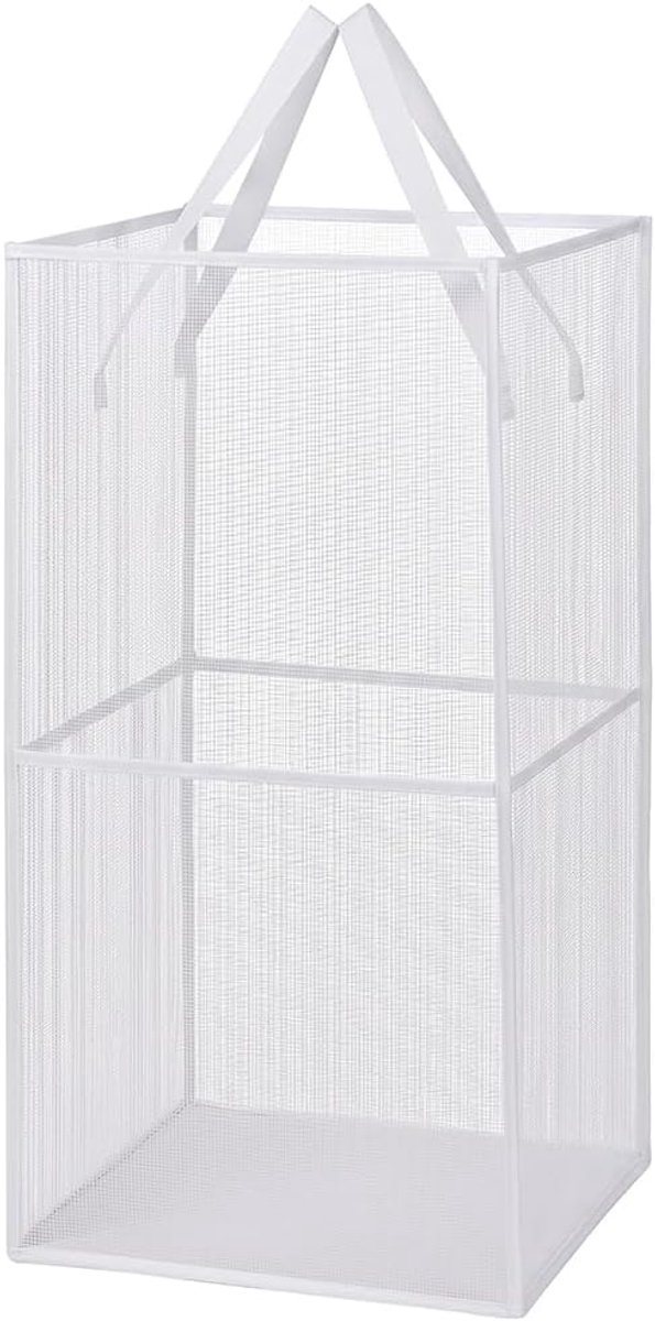 Wasmand grote capaciteit - Vouwbare mesh waszak - Polyester - Ideaal voor was en opslag - ShopVlot